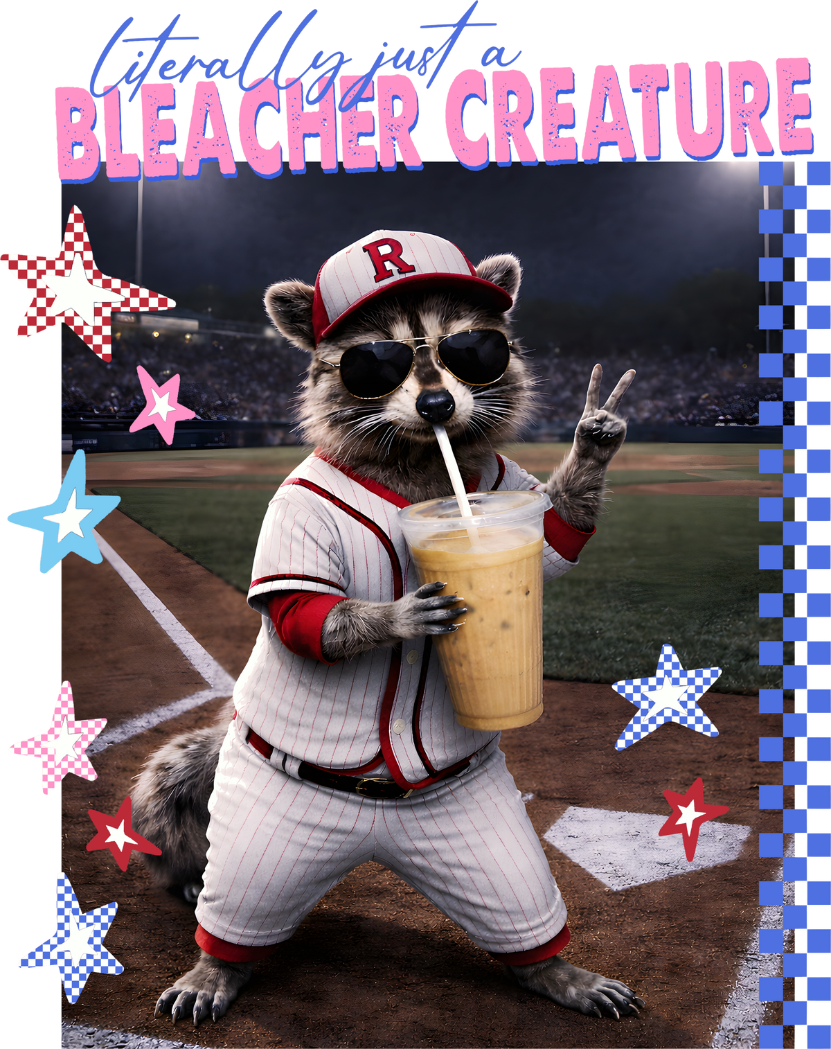 Bleacher Creature DTF Transfer