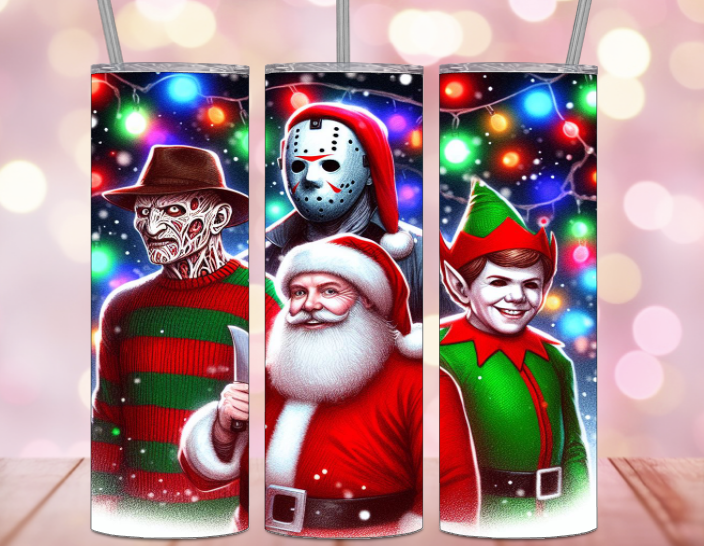 Spooky Christmas 20oz tumbler