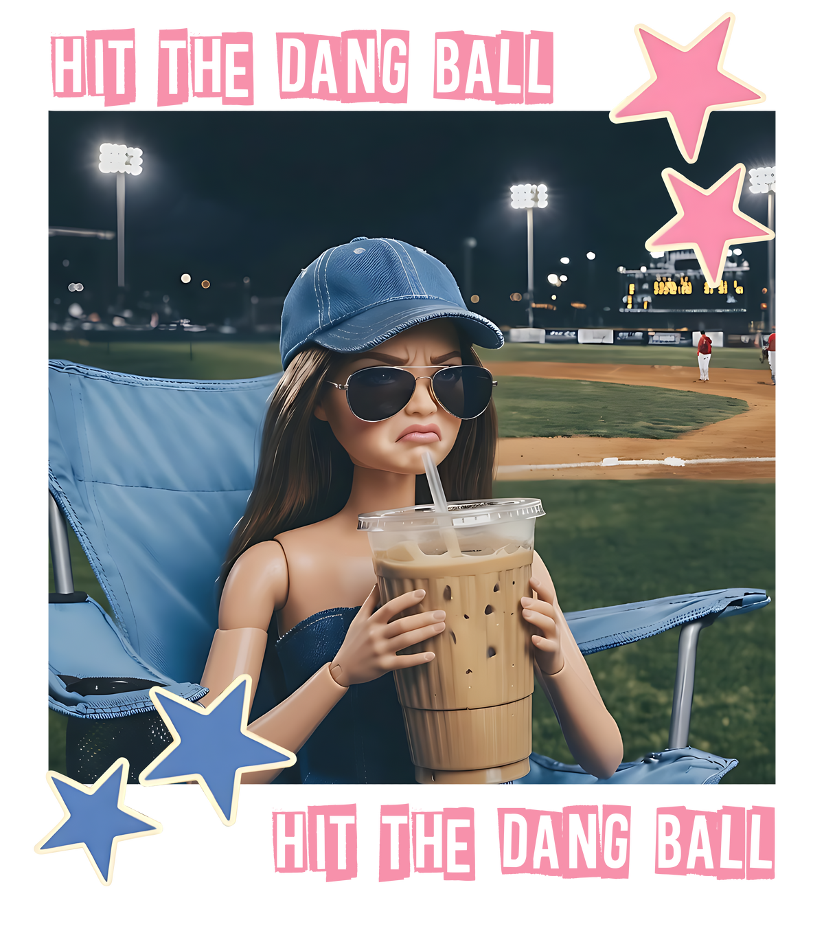 Hit the dang ball DTF Transfer