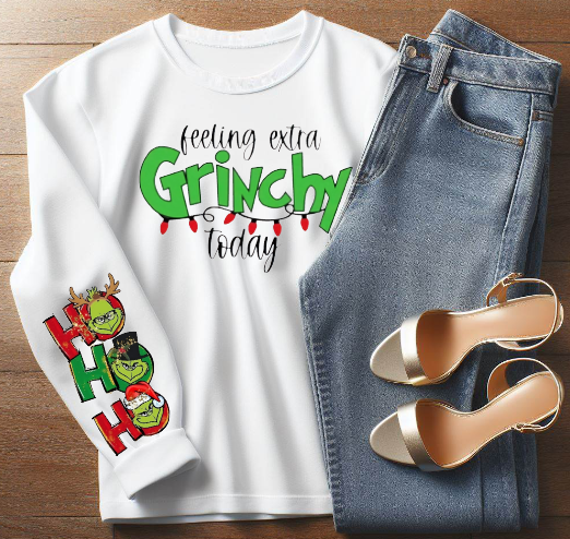 Feeling Extra Grinchy Today long sleeve shirt