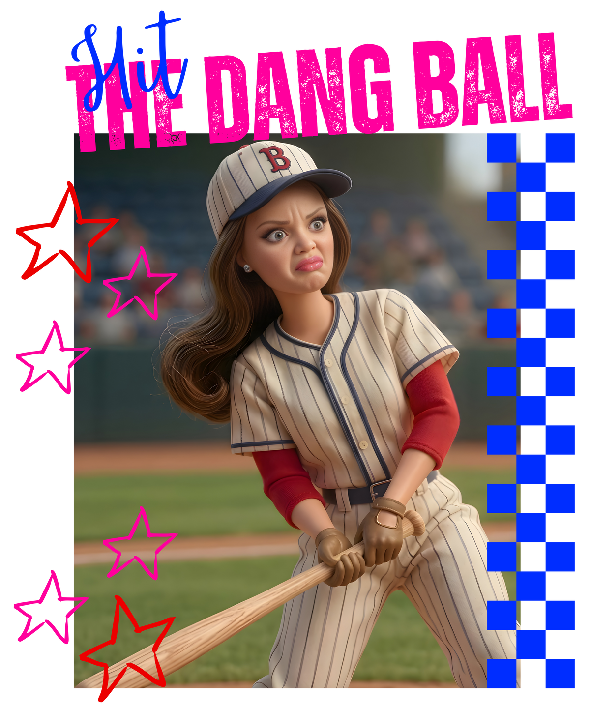 Hit the dang ball DTF Transfer