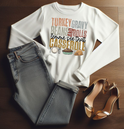 Thanksgiving long sleeve shirt