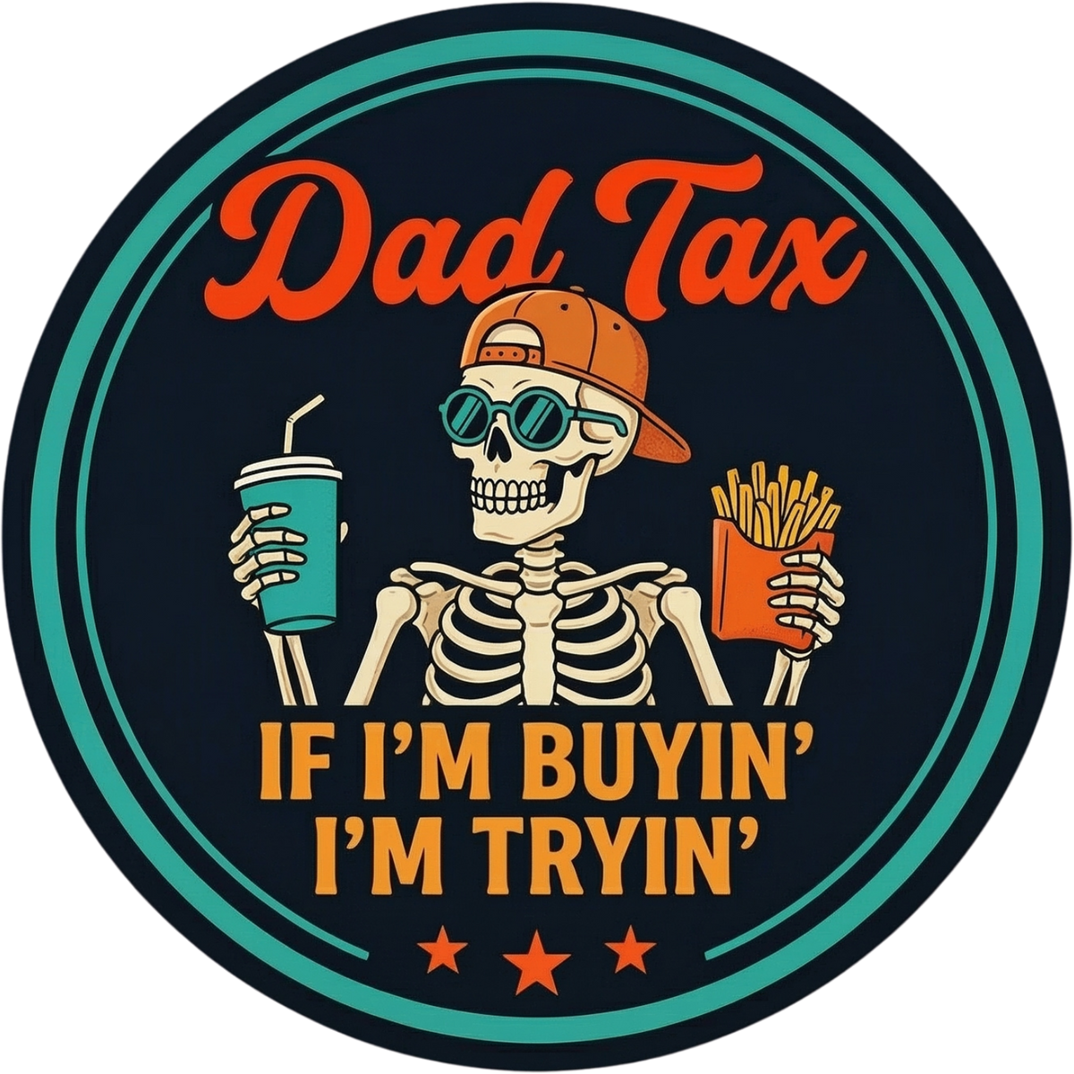 Dad tax DTF Transfer