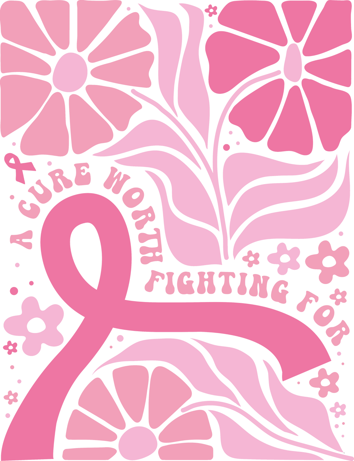 Breast cancer awareness DTF Transfer