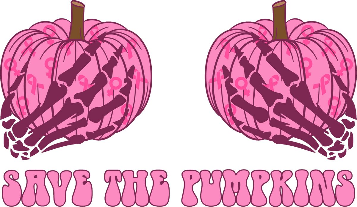 Breast cancer awareness DTF Transfer