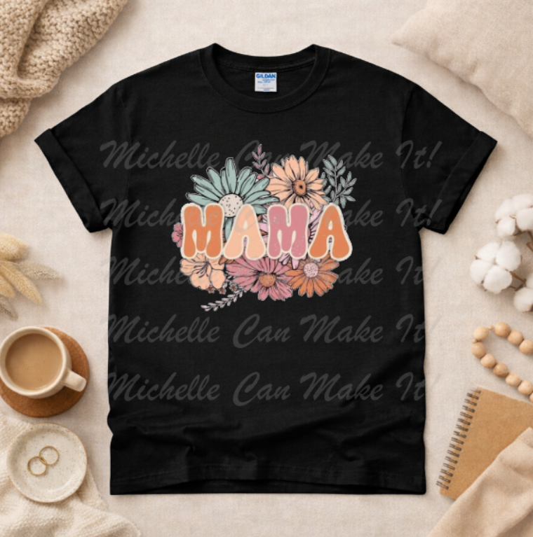Floral Mama t-shirt
