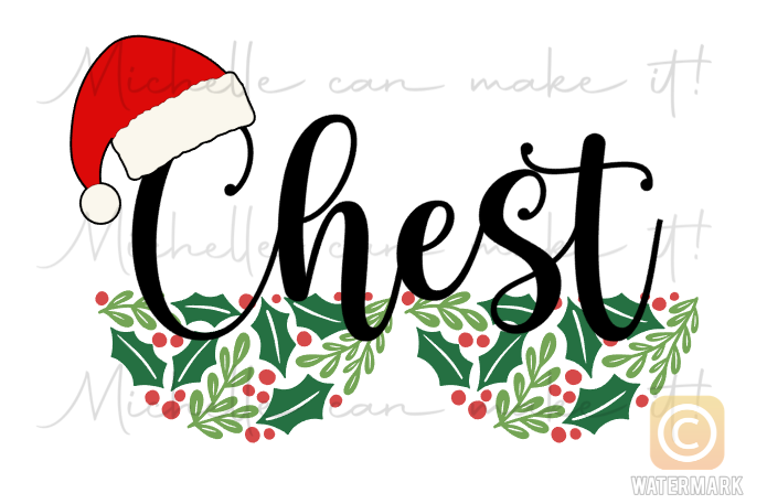 Chest Nuts SUBLIMATION TRANSFERS