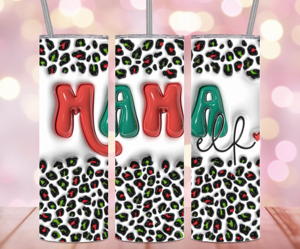 Mama Elf 20oz tumbler