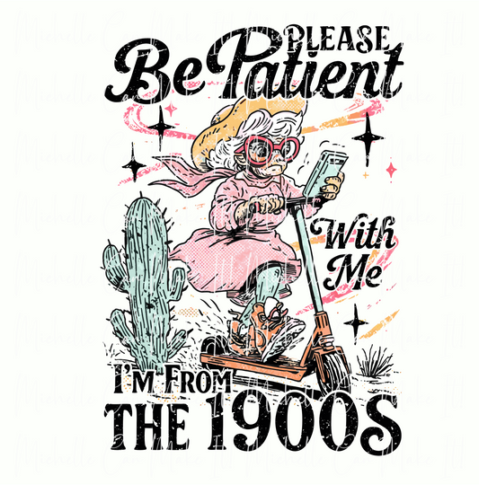 Please be patient DTF Transfer Sheet