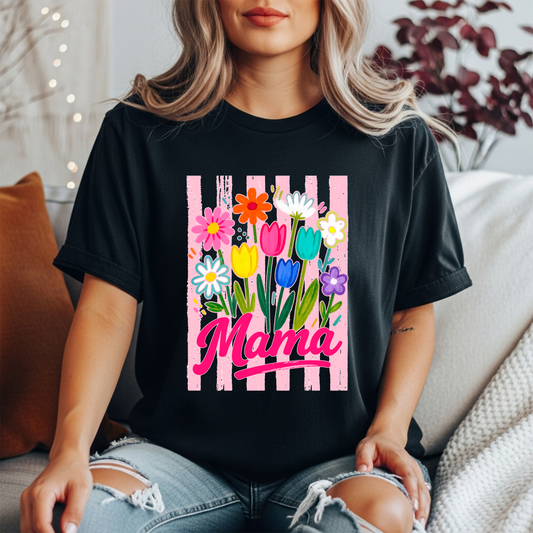 Mama, Nana, Gigi, Mimi Bouquet t-shirt