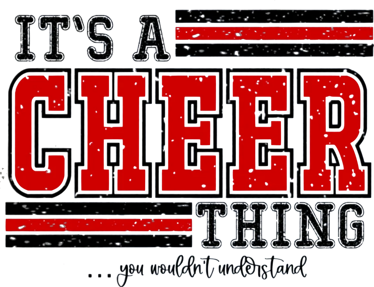 It's a cheer thing DTF Transfer
