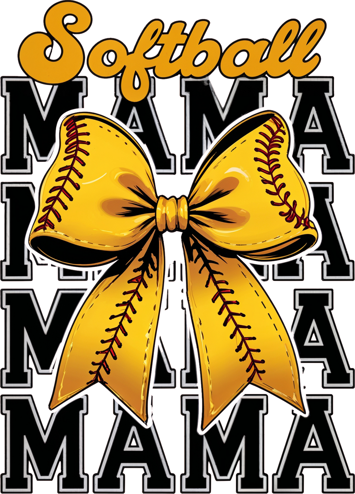 Softball mama DTF Transfer