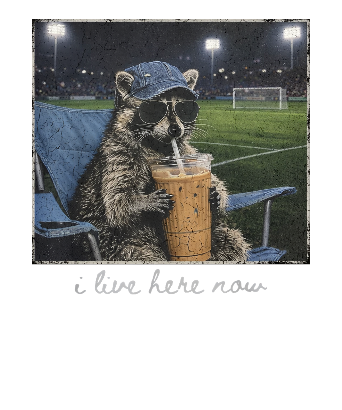 Soccer I live here now DTF Transfer