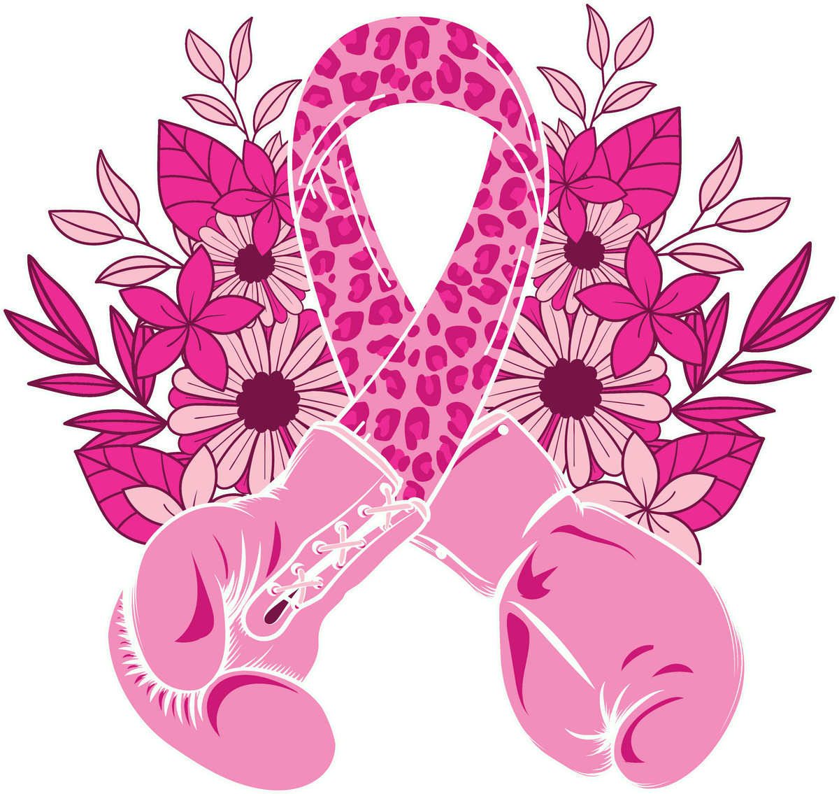 Breast cancer awareness DTF Transfer
