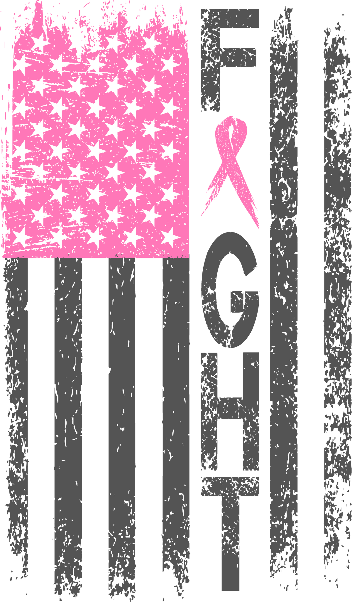 Breast cancer awareness DTF Transfer