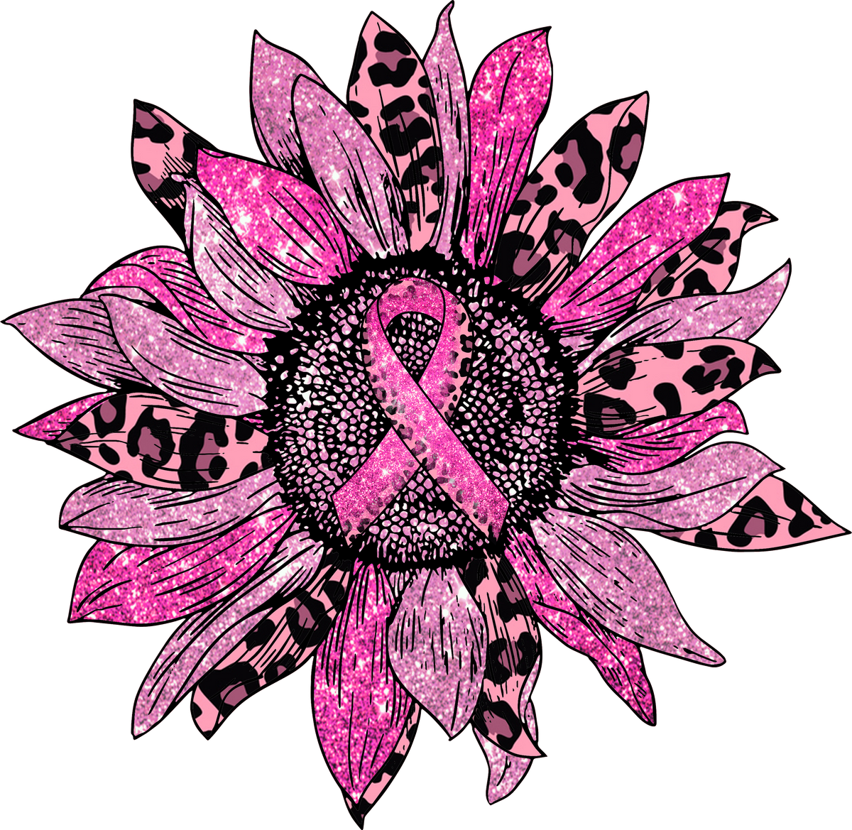 Breast cancer awareness DTF Transfer
