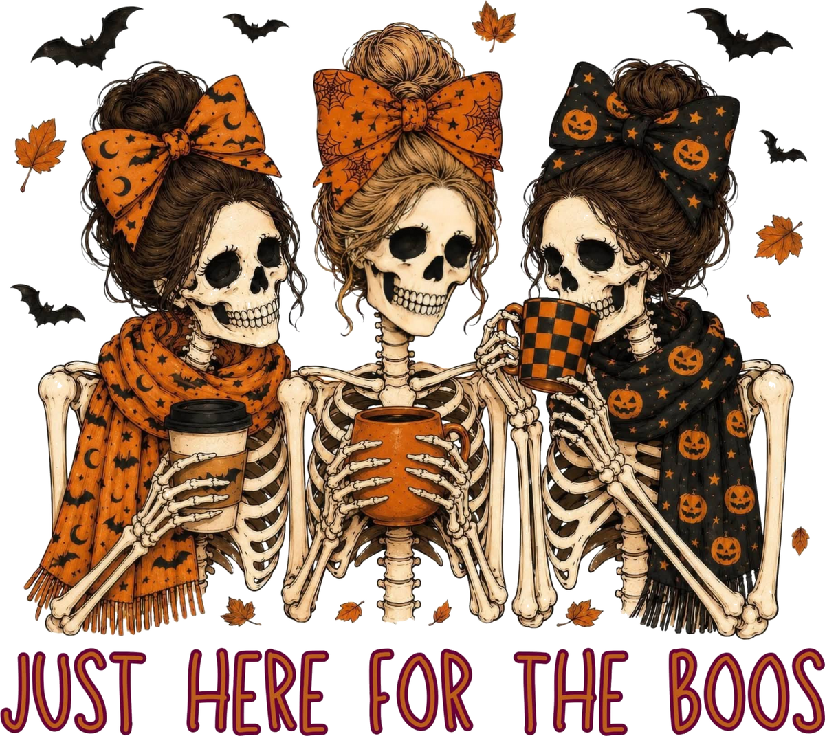 Just here for the boos DTF Transfer