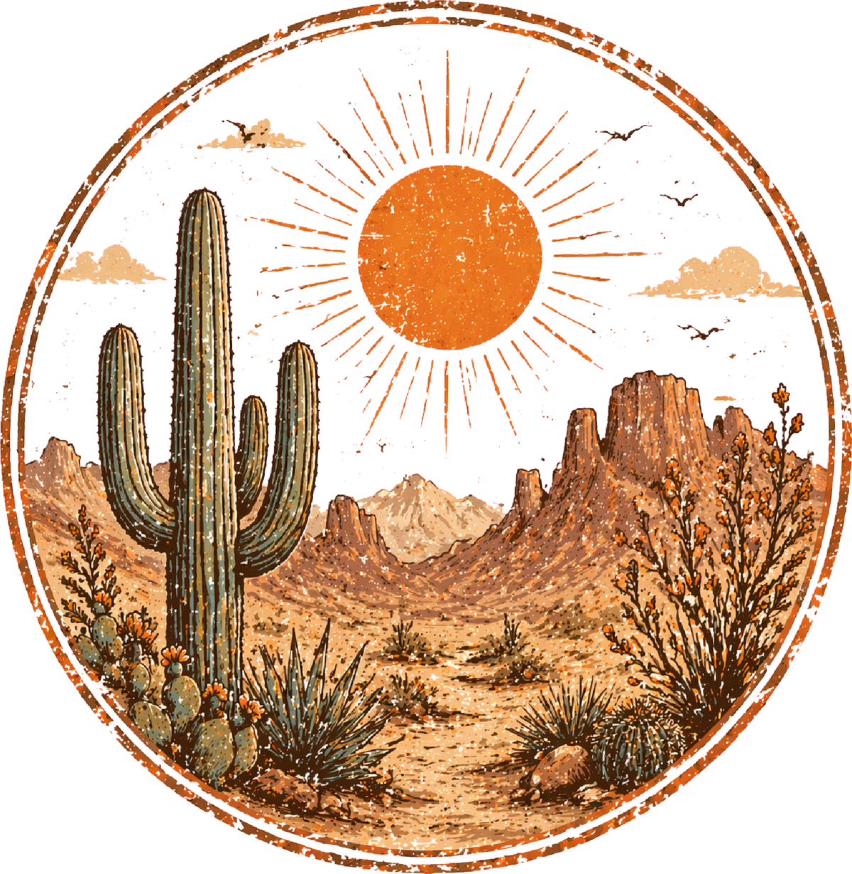 Desert DTF Transfer