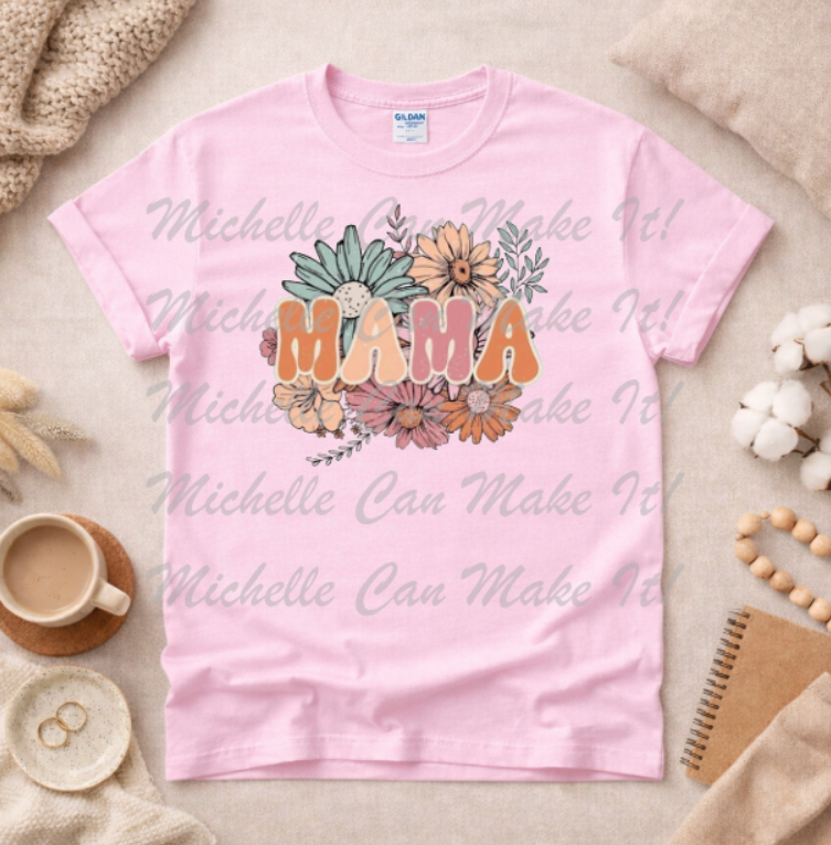 Floral Mama t-shirt