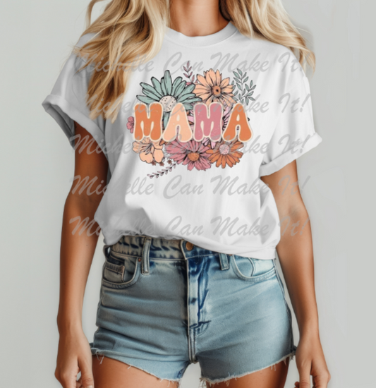 Floral Mama t-shirt