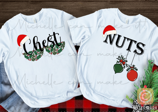 Chest Nuts SUBLIMATION TRANSFERS
